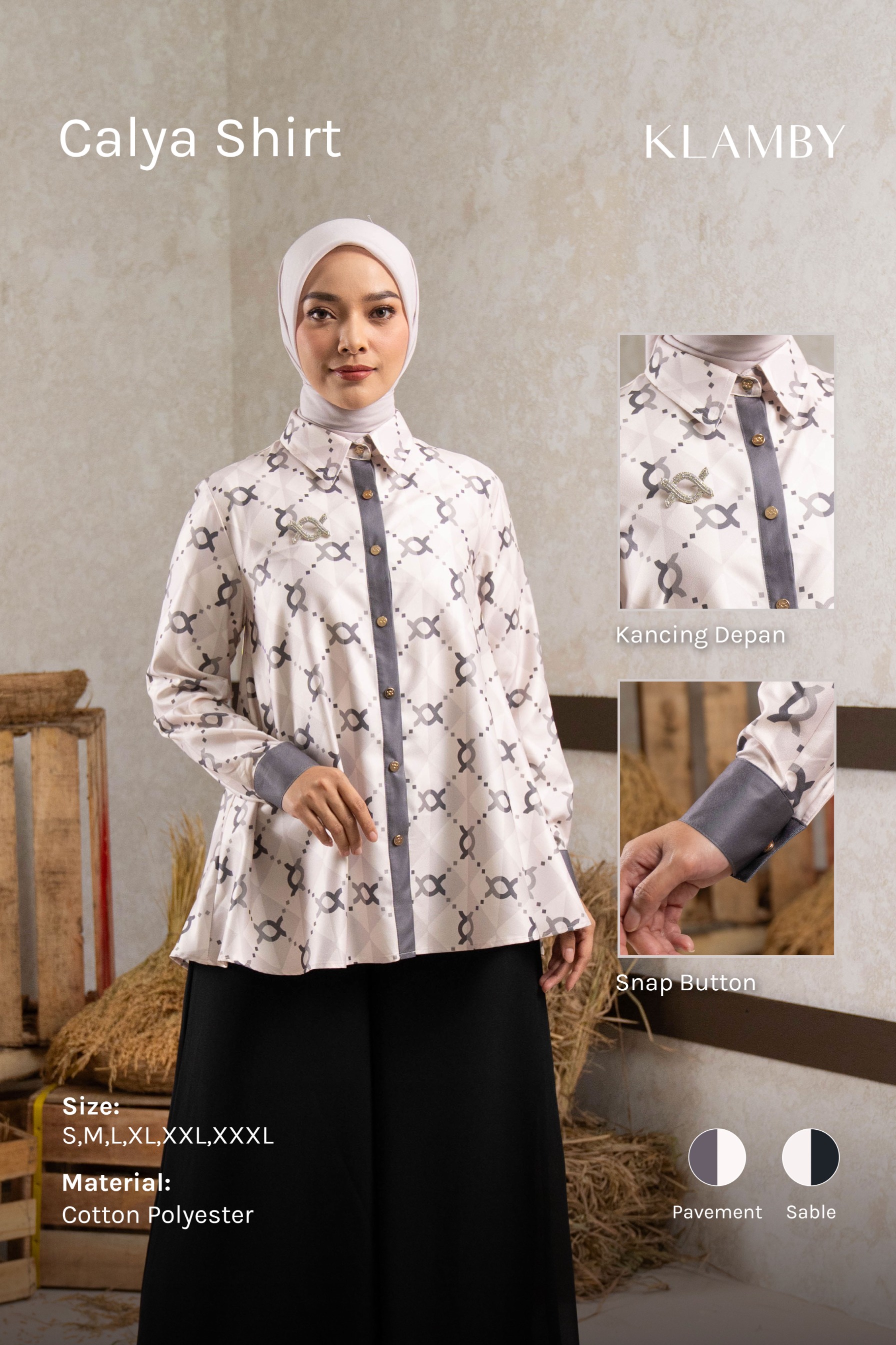 Calya Shirt Pavement