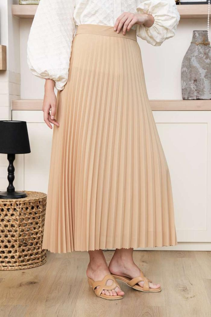 Aviya Pleated Skirt Sunset