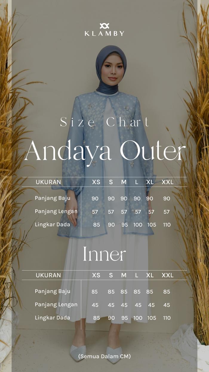 Andaya Outer only with Embellishment Aruna
