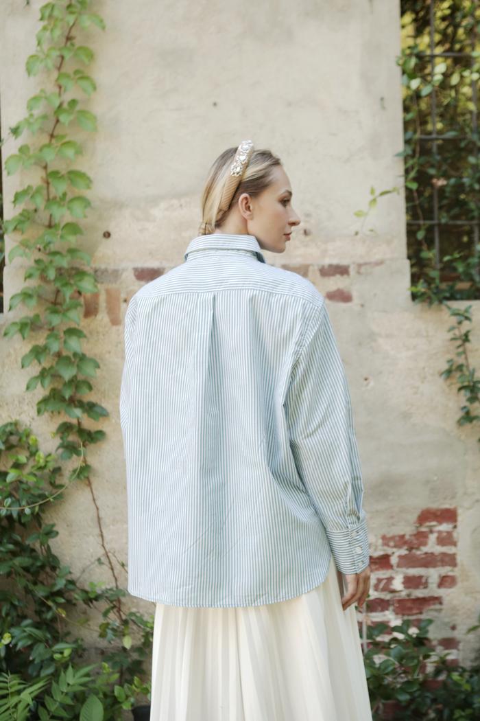 Driana Shirt Stripe Green