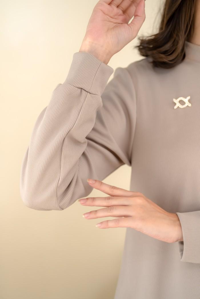 Laluna Midi Dress (Minor) Clay Brown