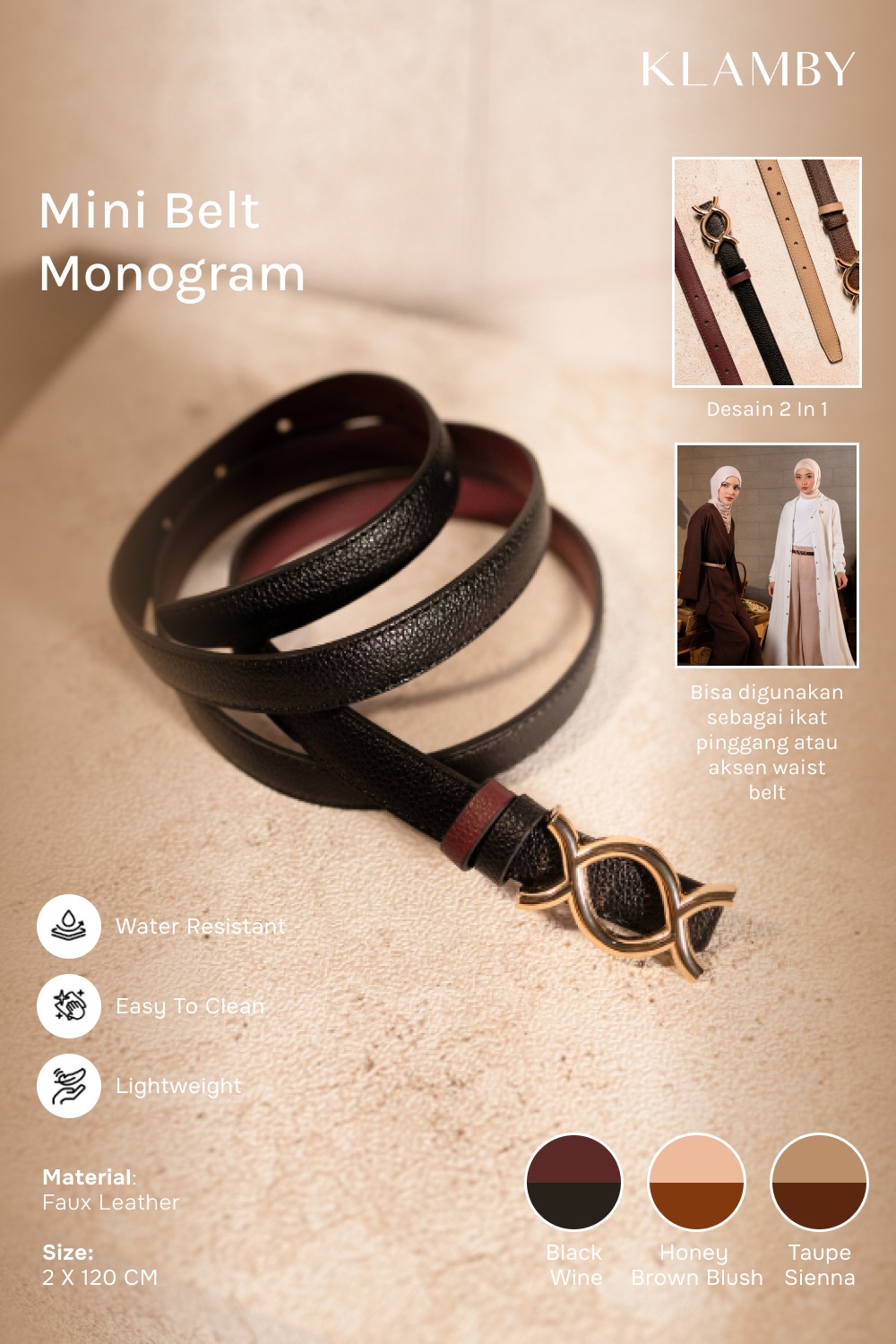 Monogram Mini Belt