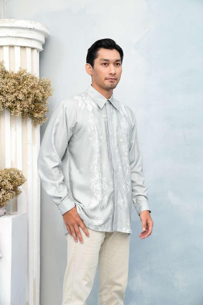 Lingga Long Shirt Men Perak