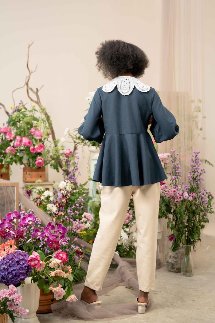 Oxford Blouse (Minor) Indigo Blue
