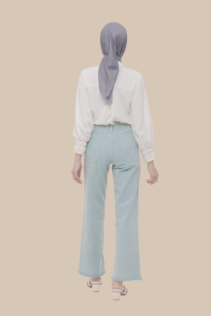 Straight Cut Denim (Minor) in Powder Blue