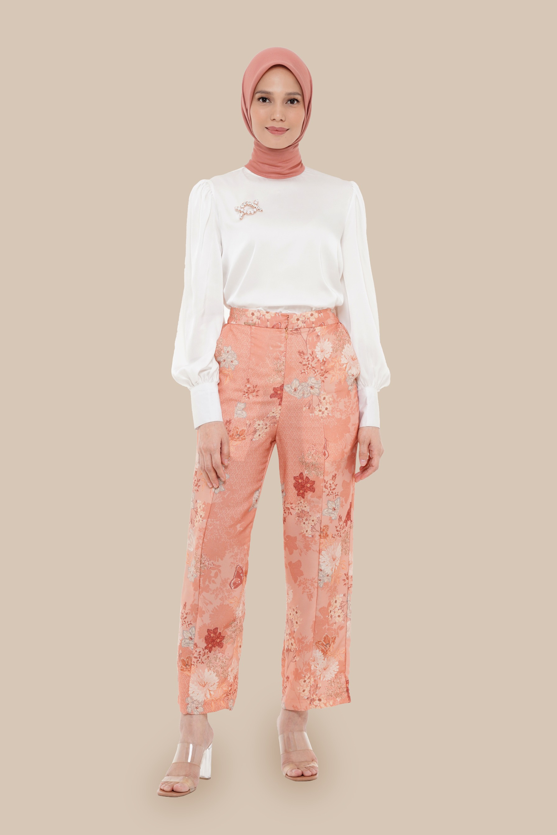 Davina Pants Peach