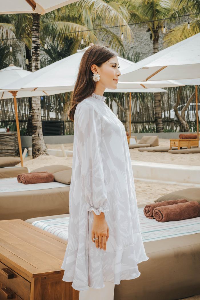 Clare Tunic in Lilac Marble