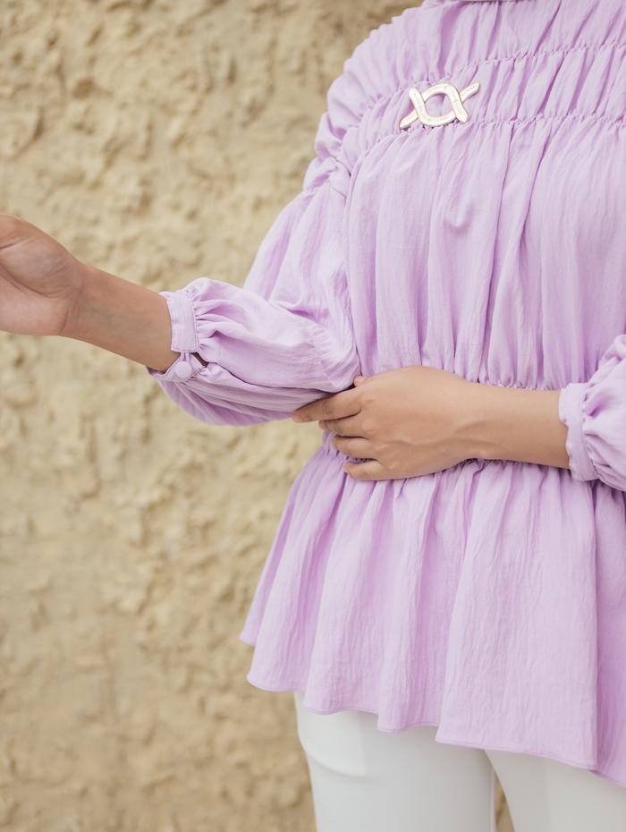 Audy Blouse Taro