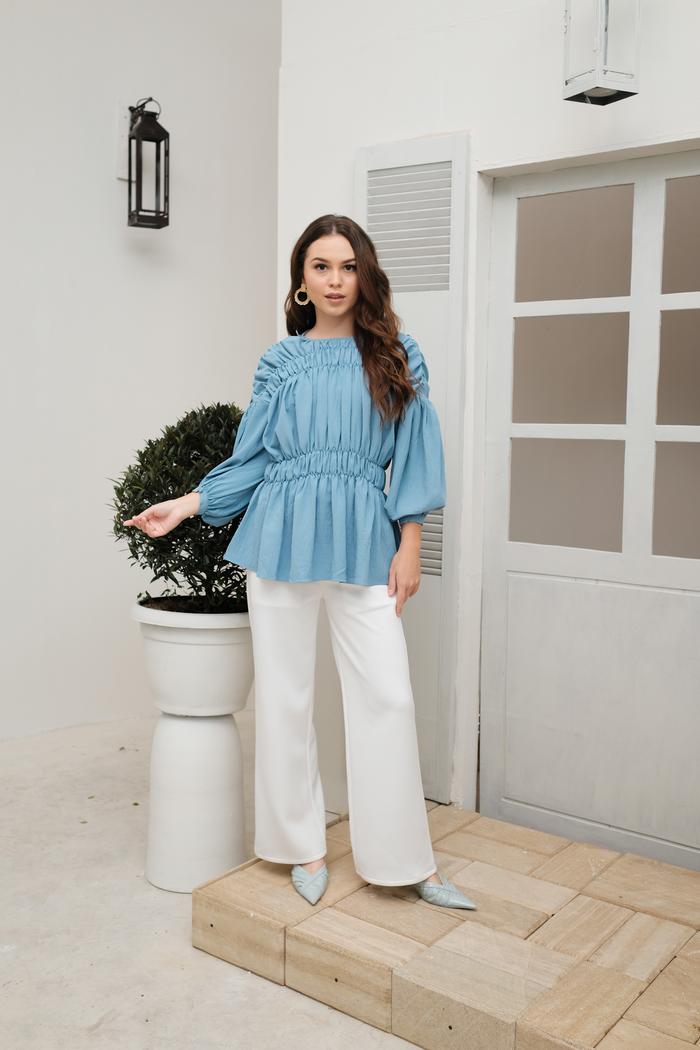 Audy Blouse Bluemoon