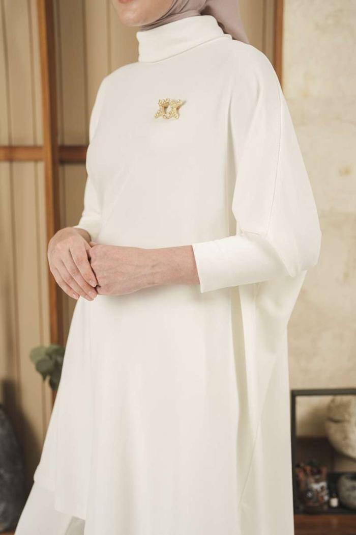 Naraya Tunic Powder White
