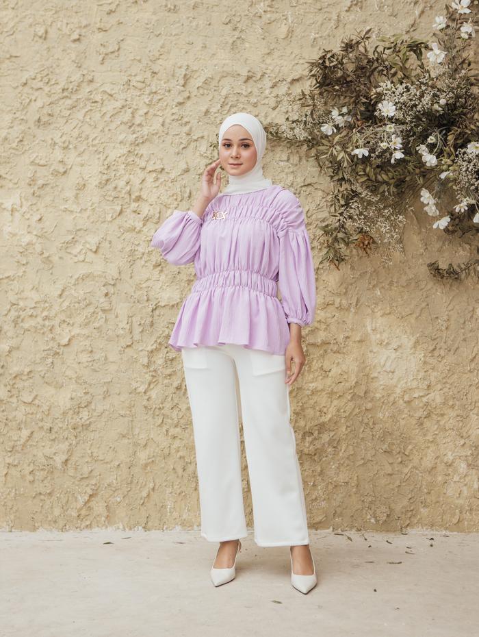Audy Blouse Taro