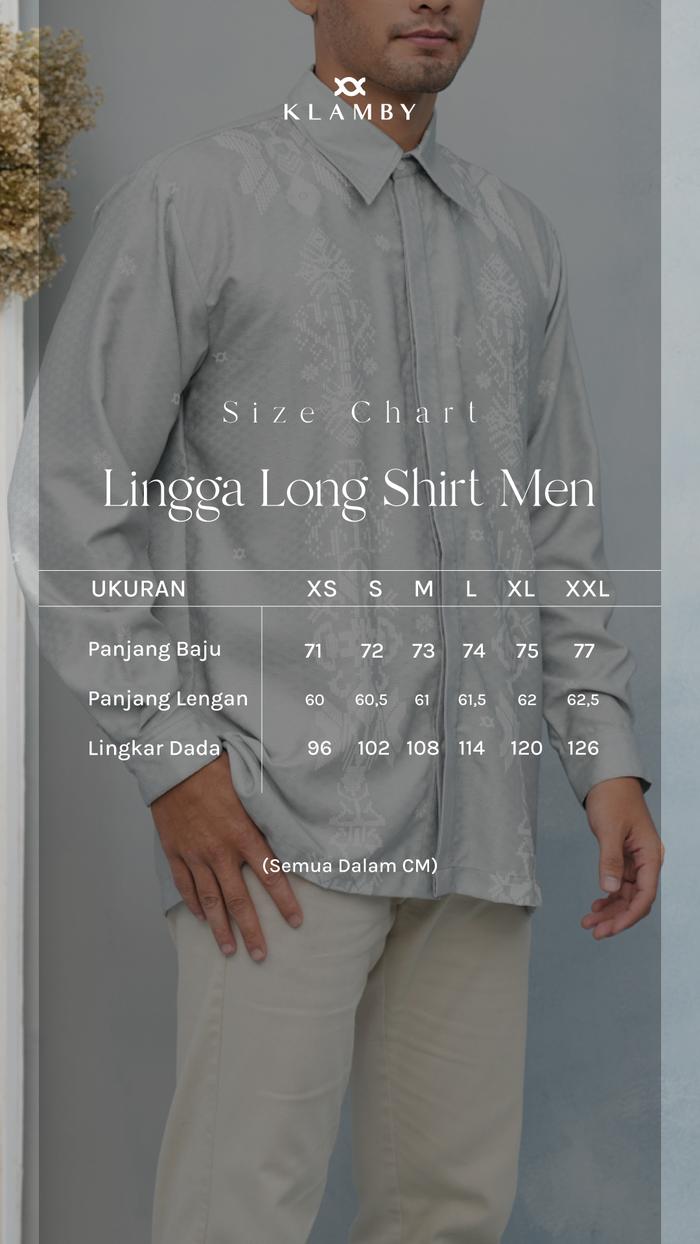Lingga Long Shirt Men Perak