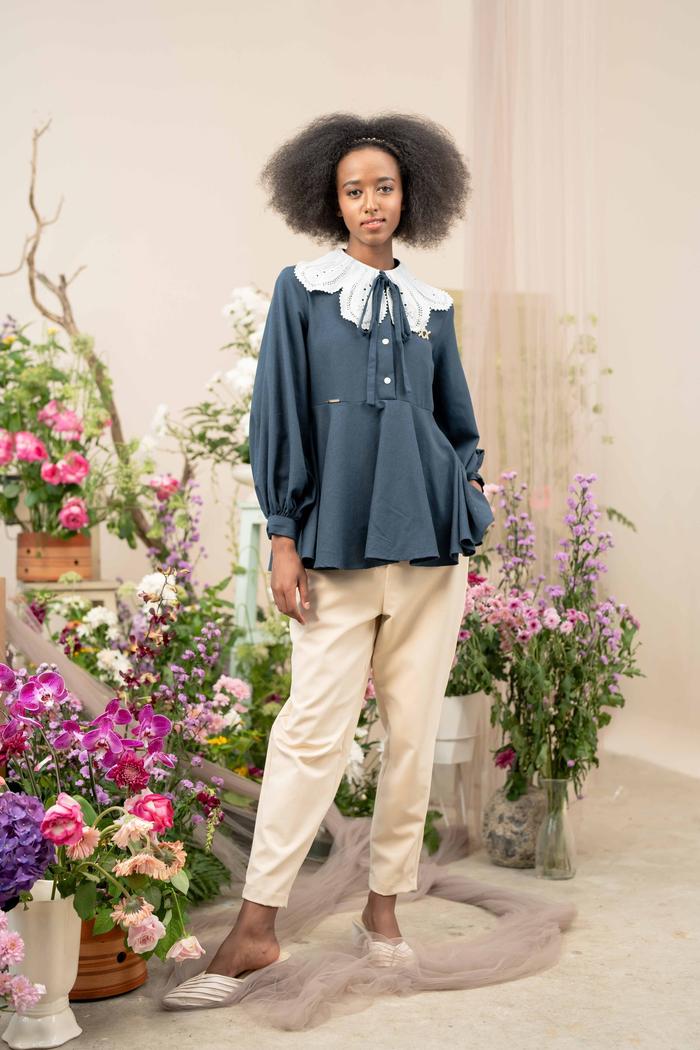 Oxford Blouse (Minor) Indigo Blue