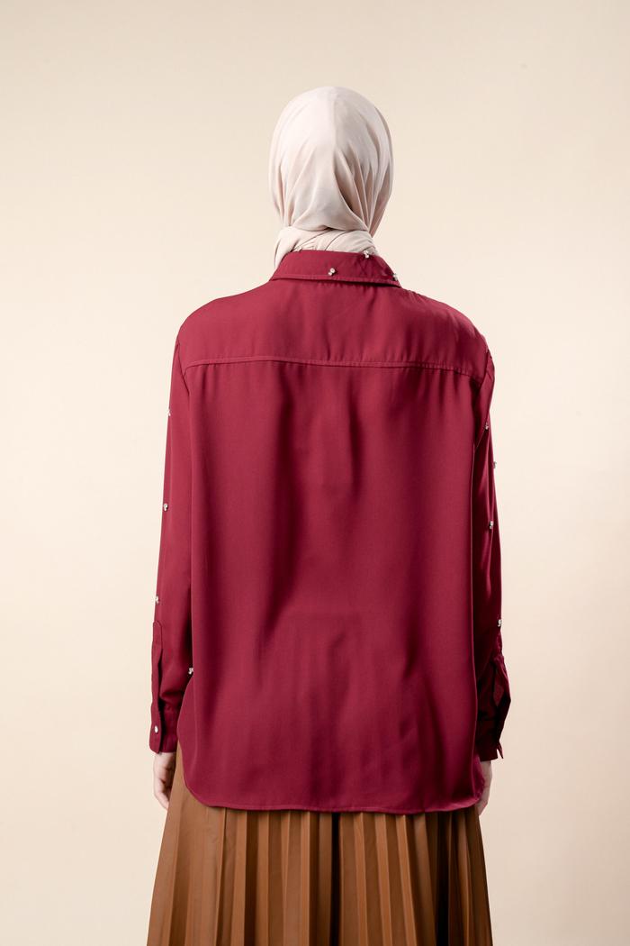 Electra Blouse Madder Red