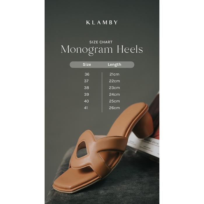 Monogram Heels Daffodil