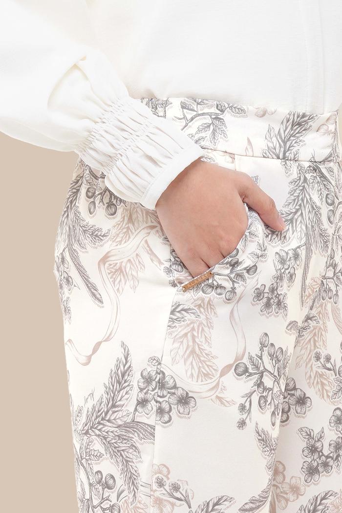 Ruby Pants (Minor) White Marble