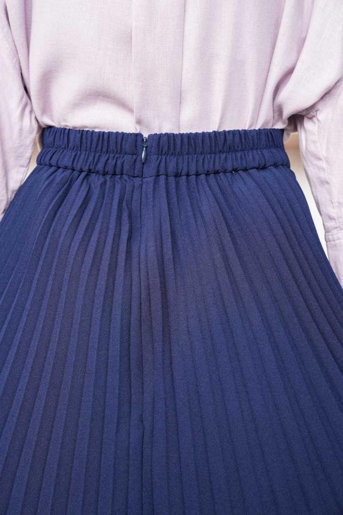 Aviya Pleated Skirt Ultra Navy