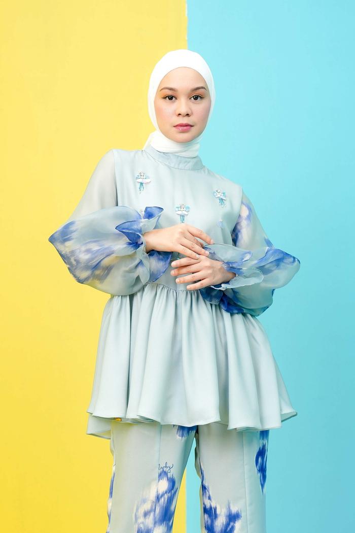Willow Blouse Blue Haze