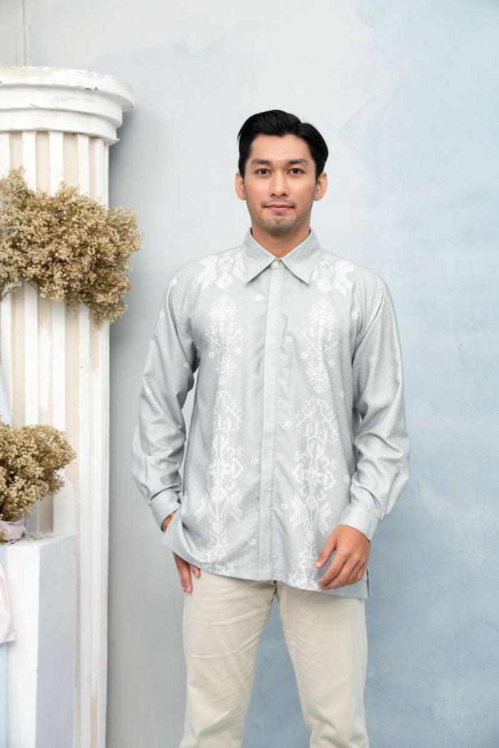 Lingga Long Shirt Men Perak