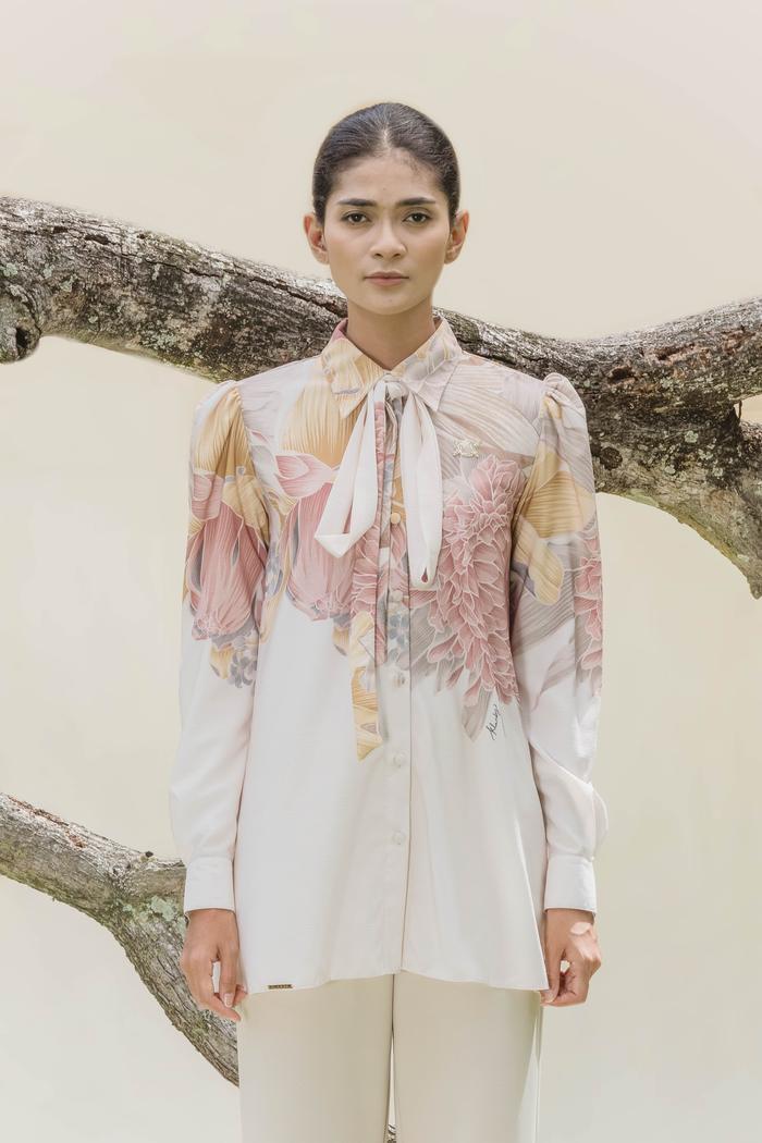 Alyssa Blouse in Poppy Blush