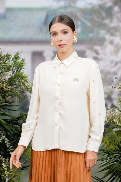 Image of Klamby - Rosemary Blouse (Minor) Ivory