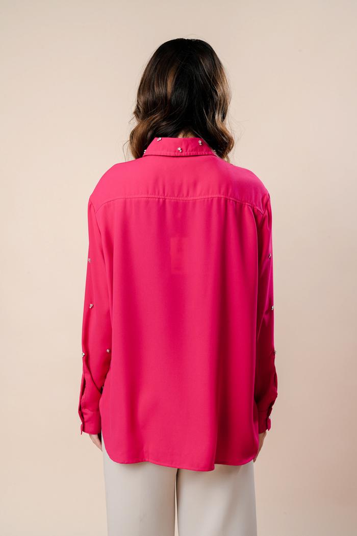 Electra Blouse Ultra Fuchsia