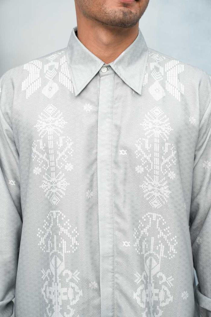 Lingga Long Shirt Men Perak