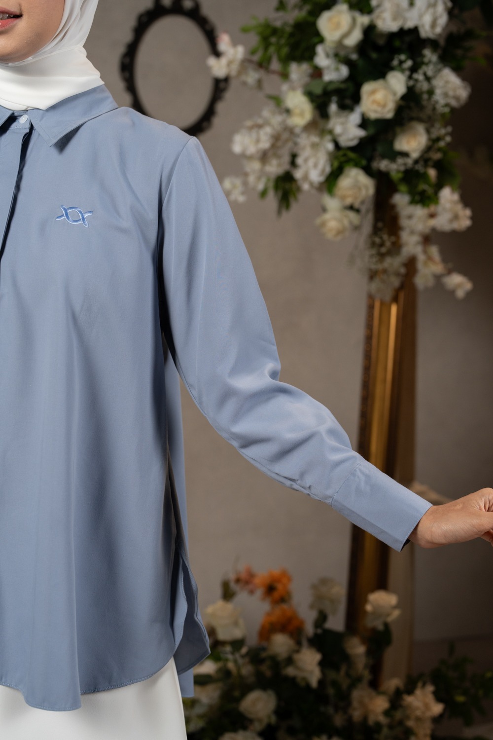 Lucy Shirt 2.0 Slate Blue