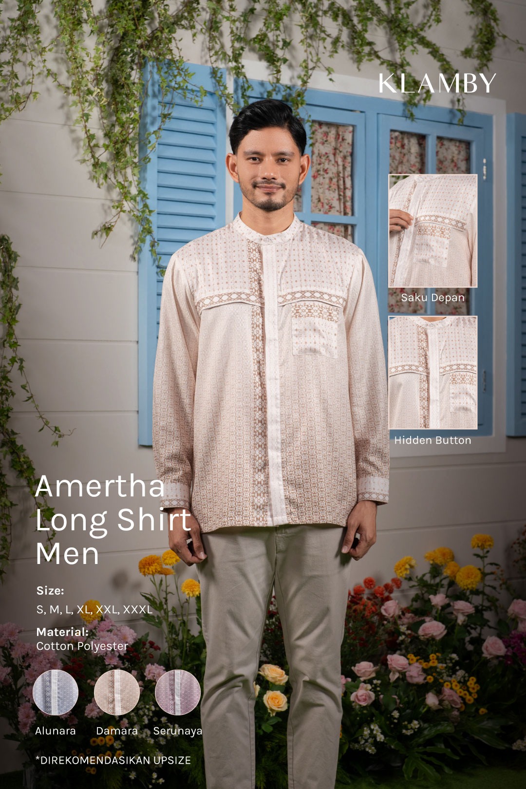 Amertha Long Shirt Men