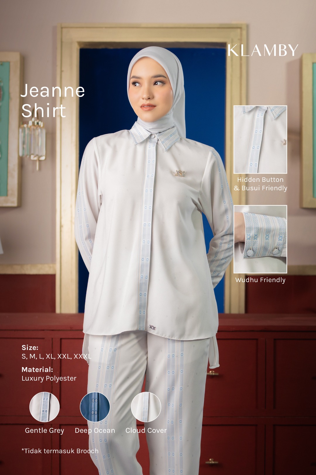 Jeanne Shirt Cloud Cover