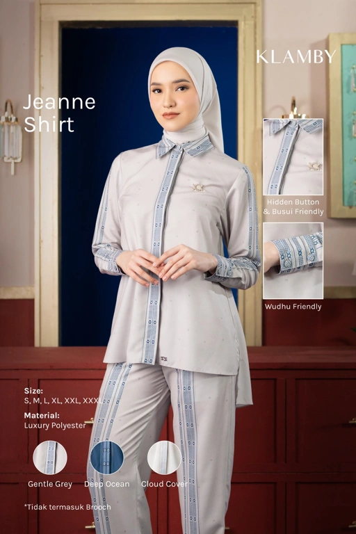 Jeanne Shirt Gentle Grey