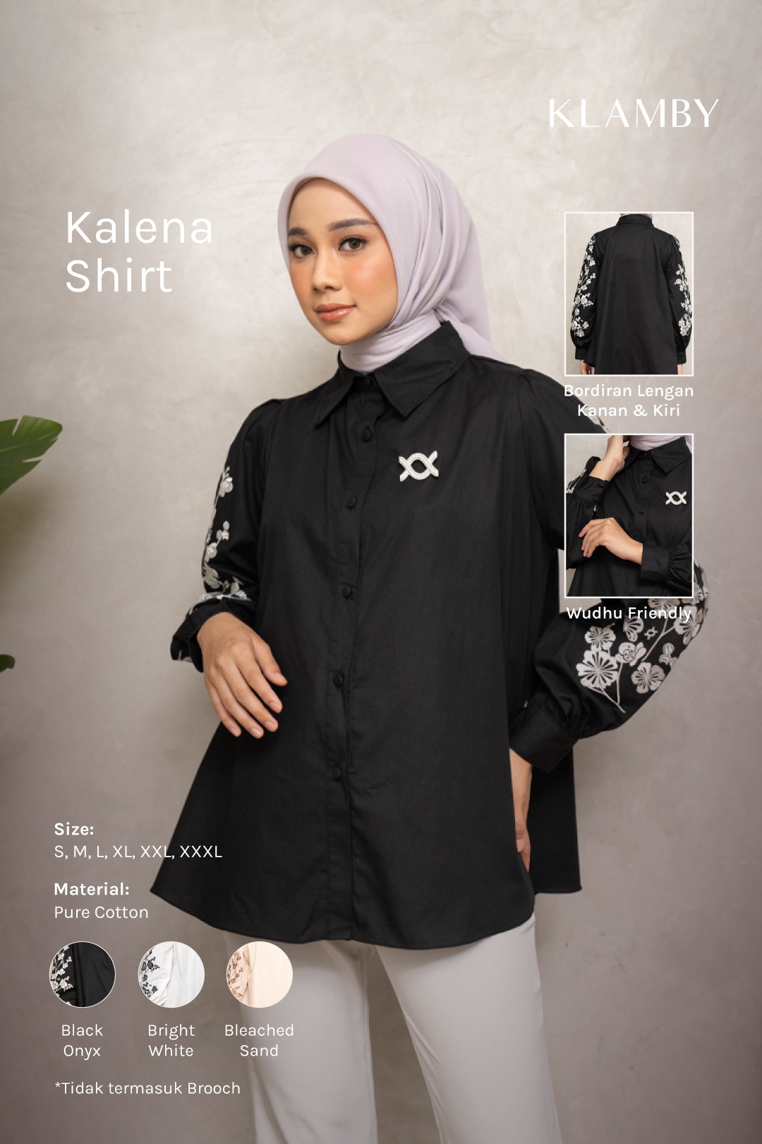 Kalena Shirt Black Onyx
