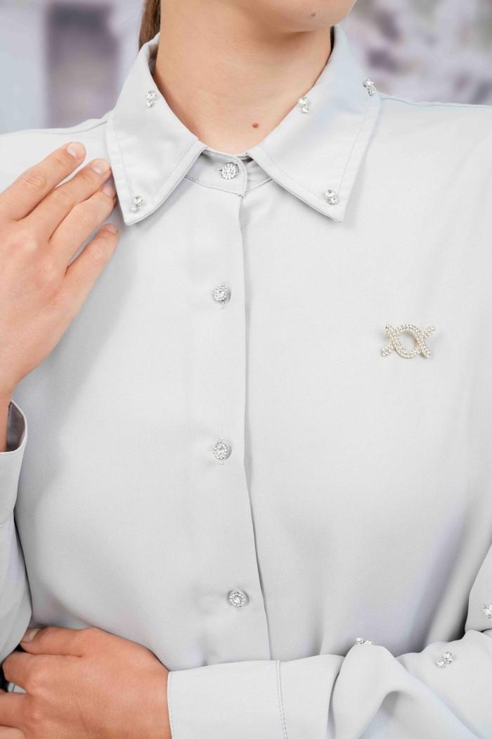 Rosemary Blouse (Minor) Earlgrey