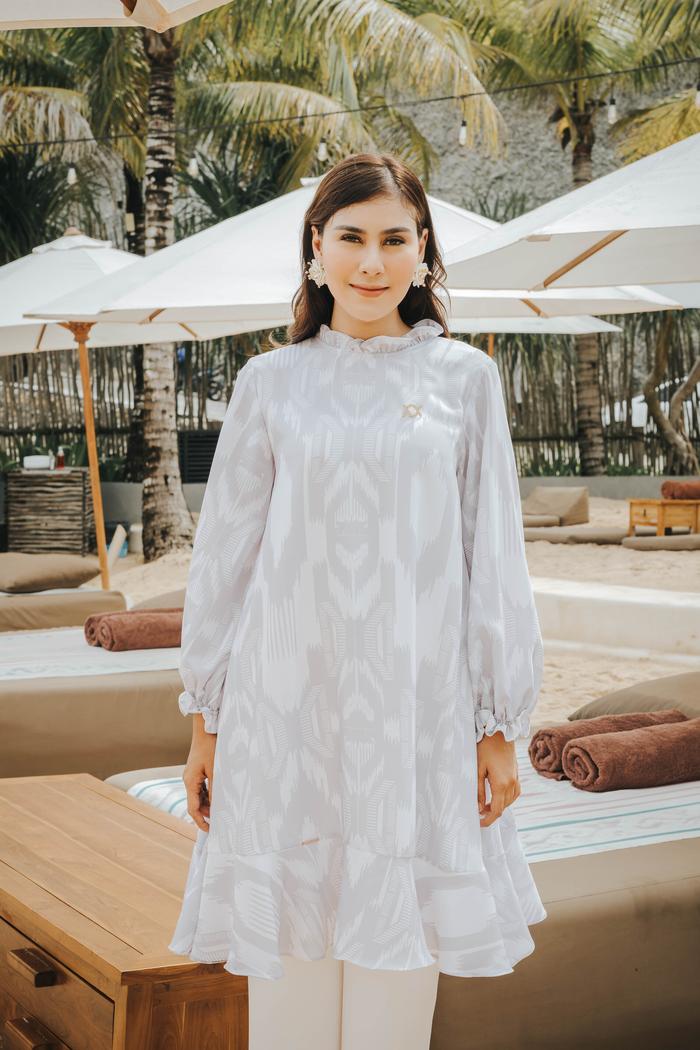 Clare Tunic in Lilac Marble