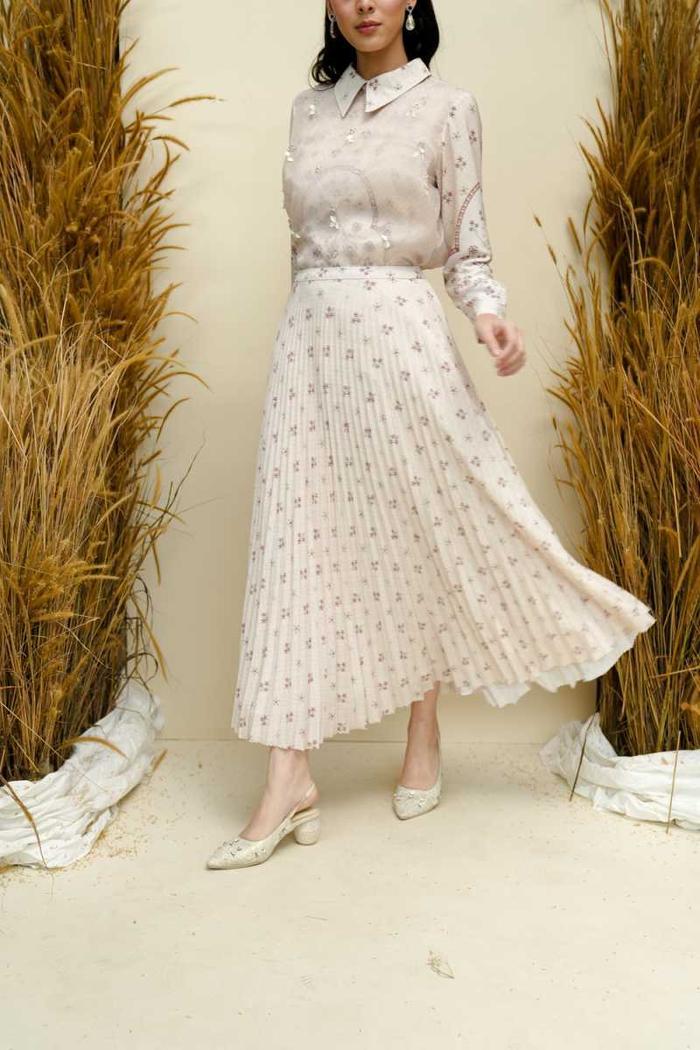 Pandai Sikek Pleated Skirt Pinggala