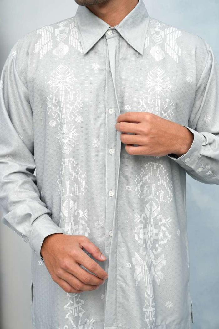 Lingga Long Shirt Men Perak