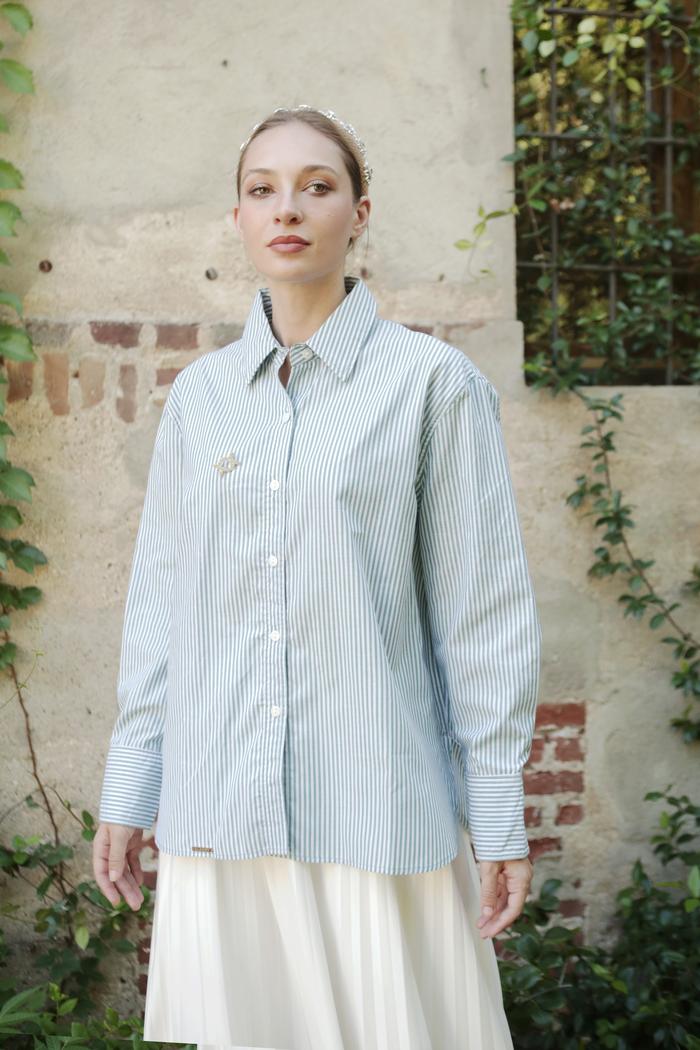 Driana Shirt Stripe Green