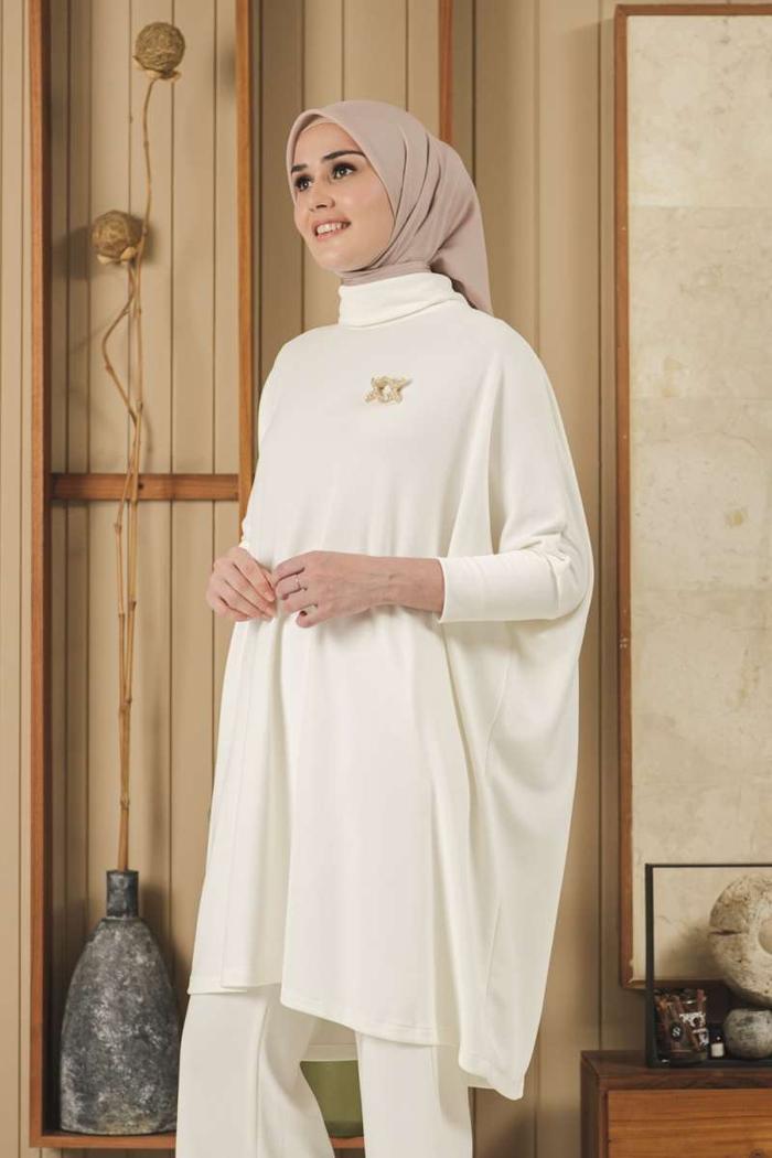 Naraya Tunic Powder White