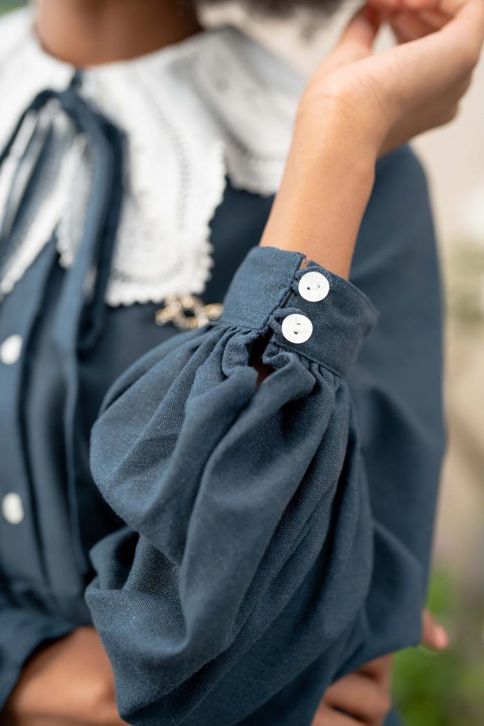 Oxford Blouse (Minor) Indigo Blue