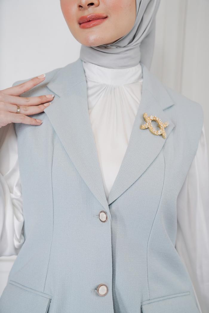 Leia Blazer Horizon Blue