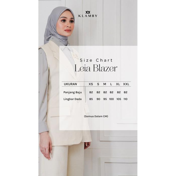 Leia Blazer Horizon Blue