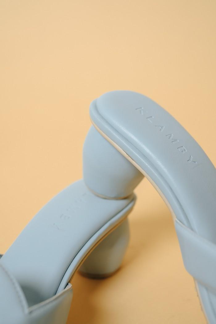 Monogram Heels (Minor) Baby Blue