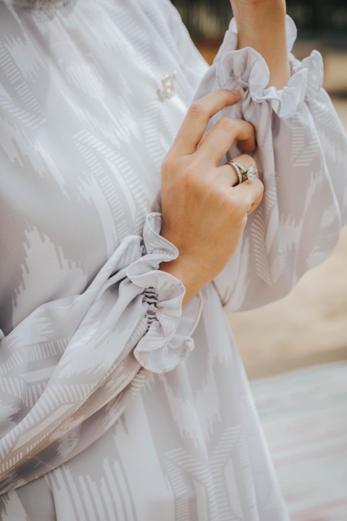 Clare Tunic in Lilac Marble