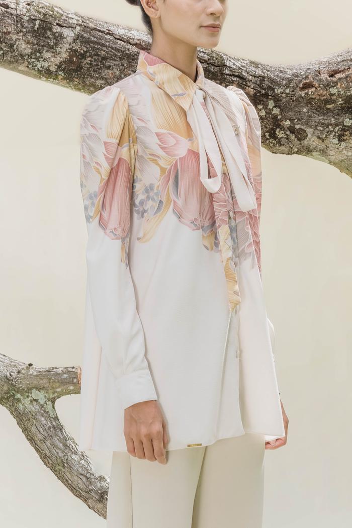 Alyssa Blouse in Poppy Blush