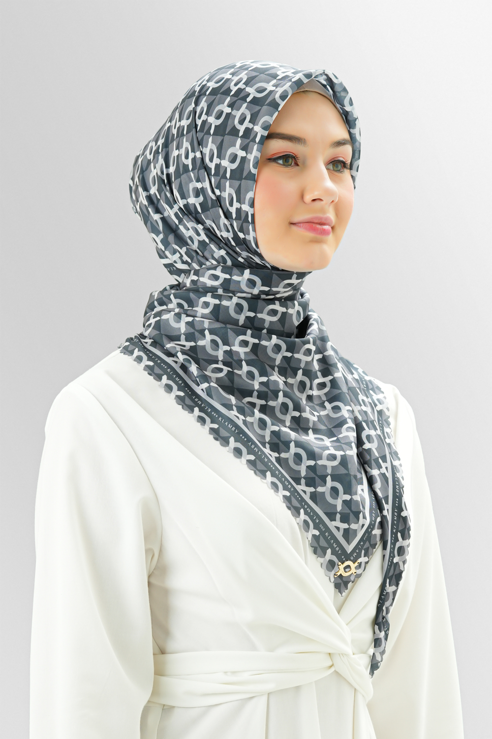 Medium Monogram Scarf I