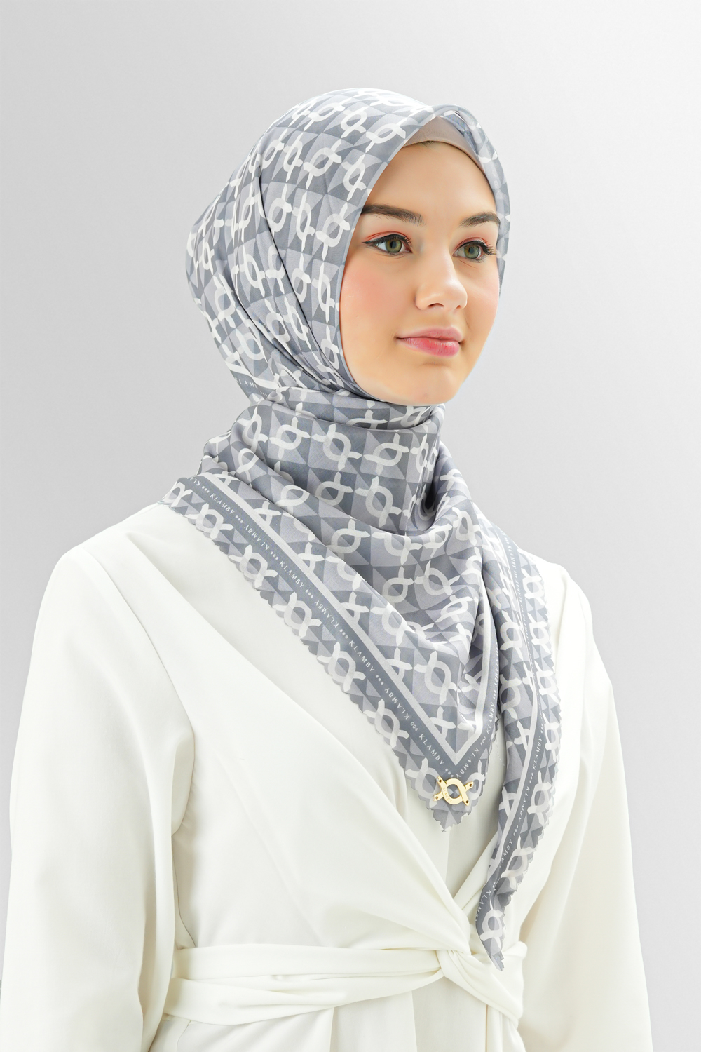 Medium Monogram Scarf I