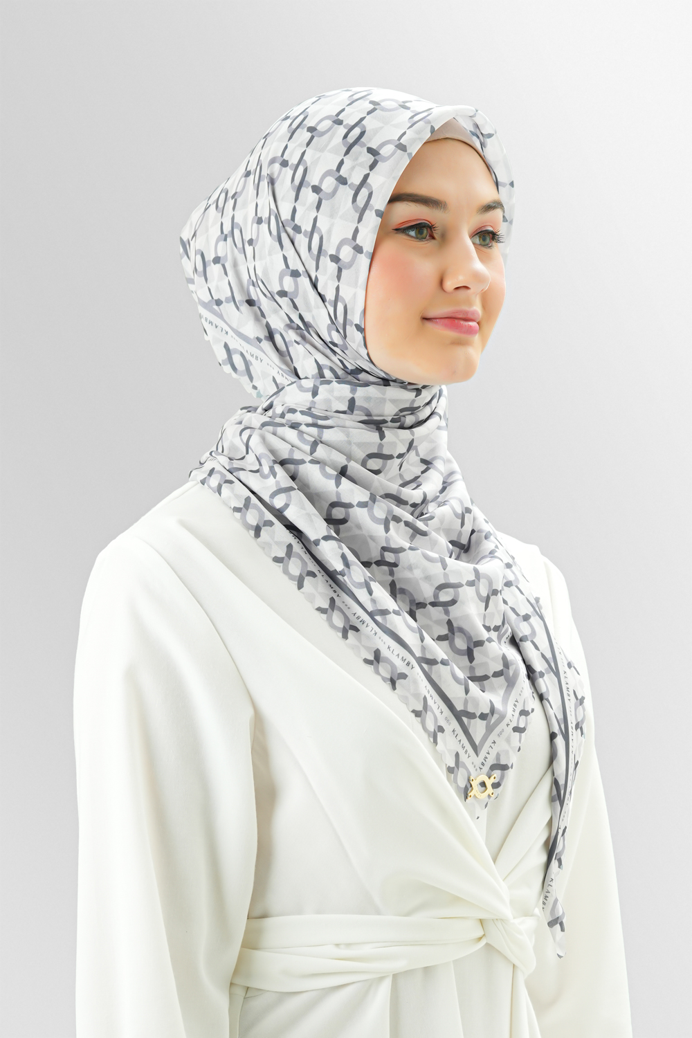 Medium Monogram Scarf I