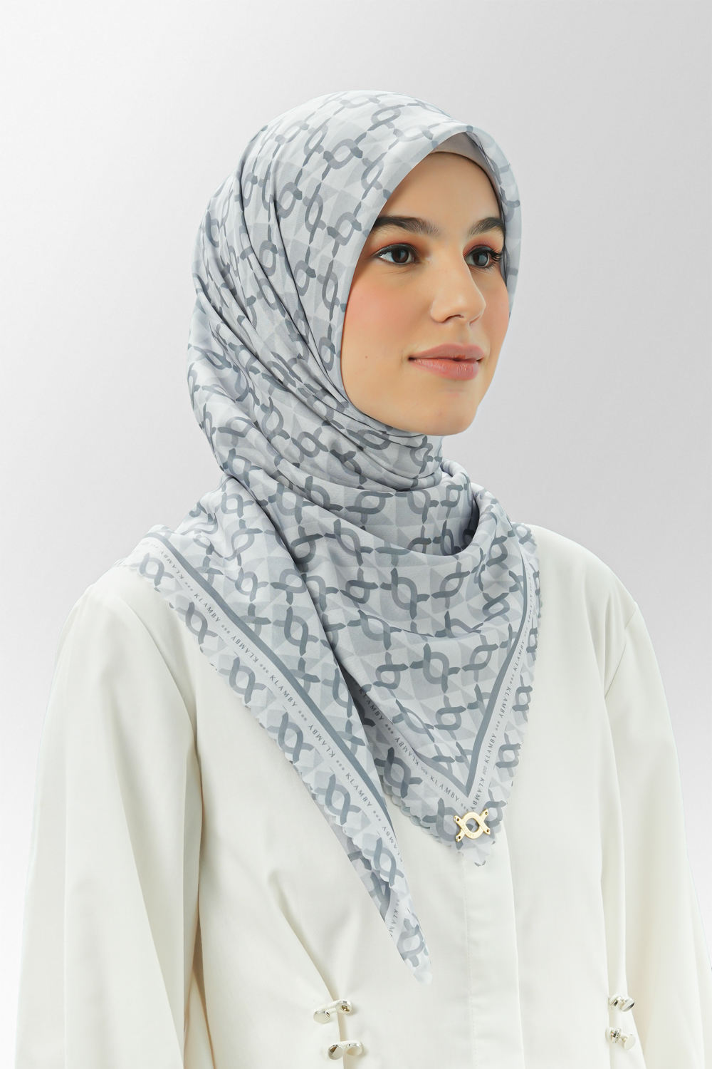 Medium Monogram Scarf I