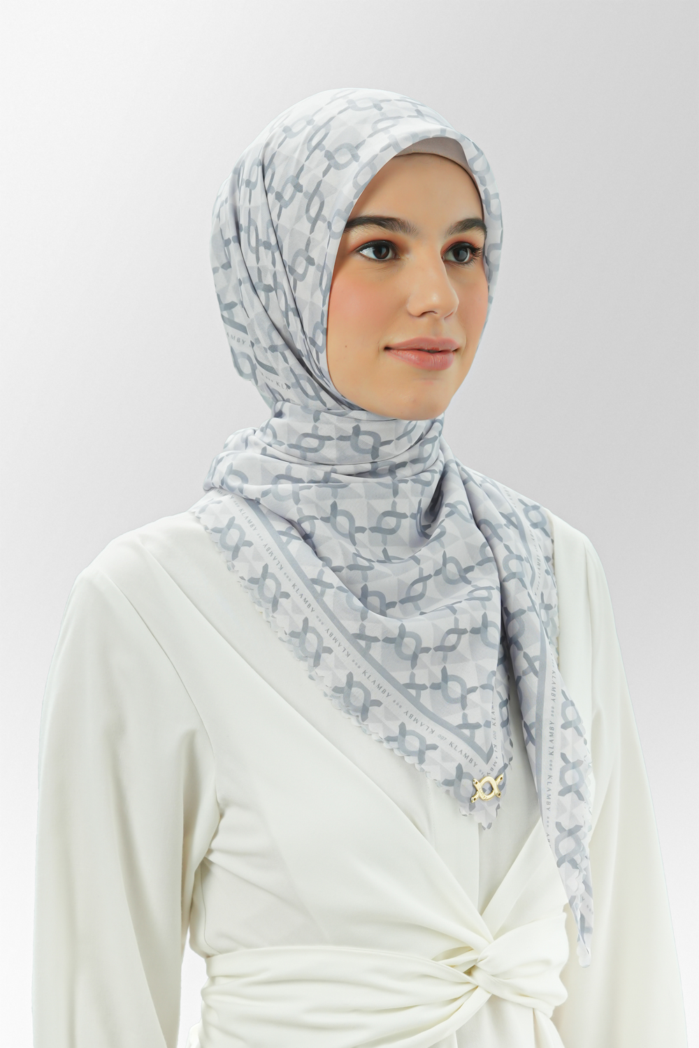 Medium Monogram Scarf I