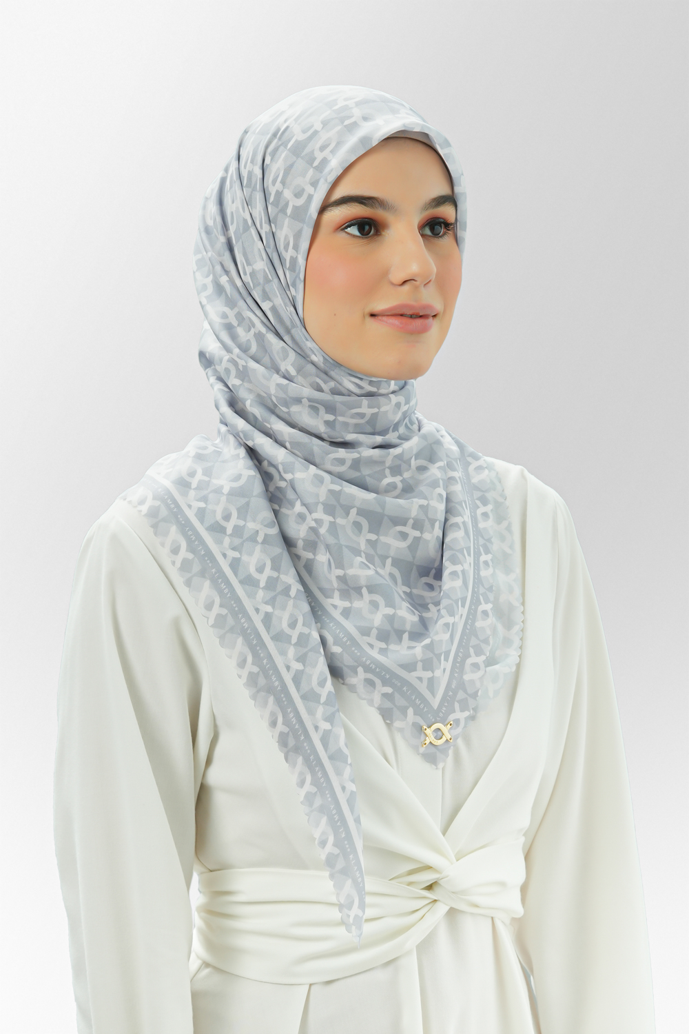 Medium Monogram Scarf I